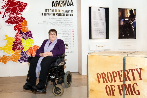 Dame Anne visits House of Commons exhibition